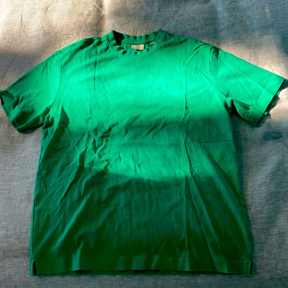 Awesome GREEN tee with sculpted arm openings